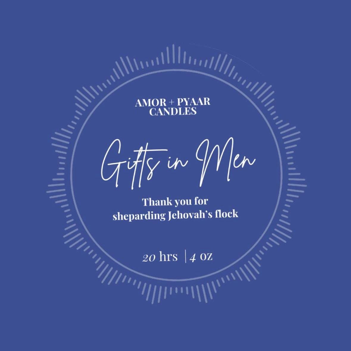 Gifts in Men  – El Jefe Scent | Thoughtful JW Elders Gift, Luxurious Hand-Poured Candle