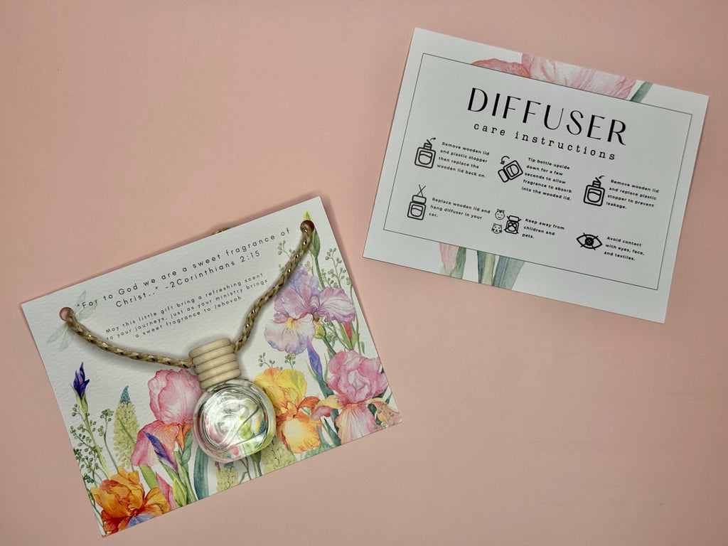 A Sweet Fragrance - Pioneer Gifts | His & Hers | Hanging Diffusers | 8ml