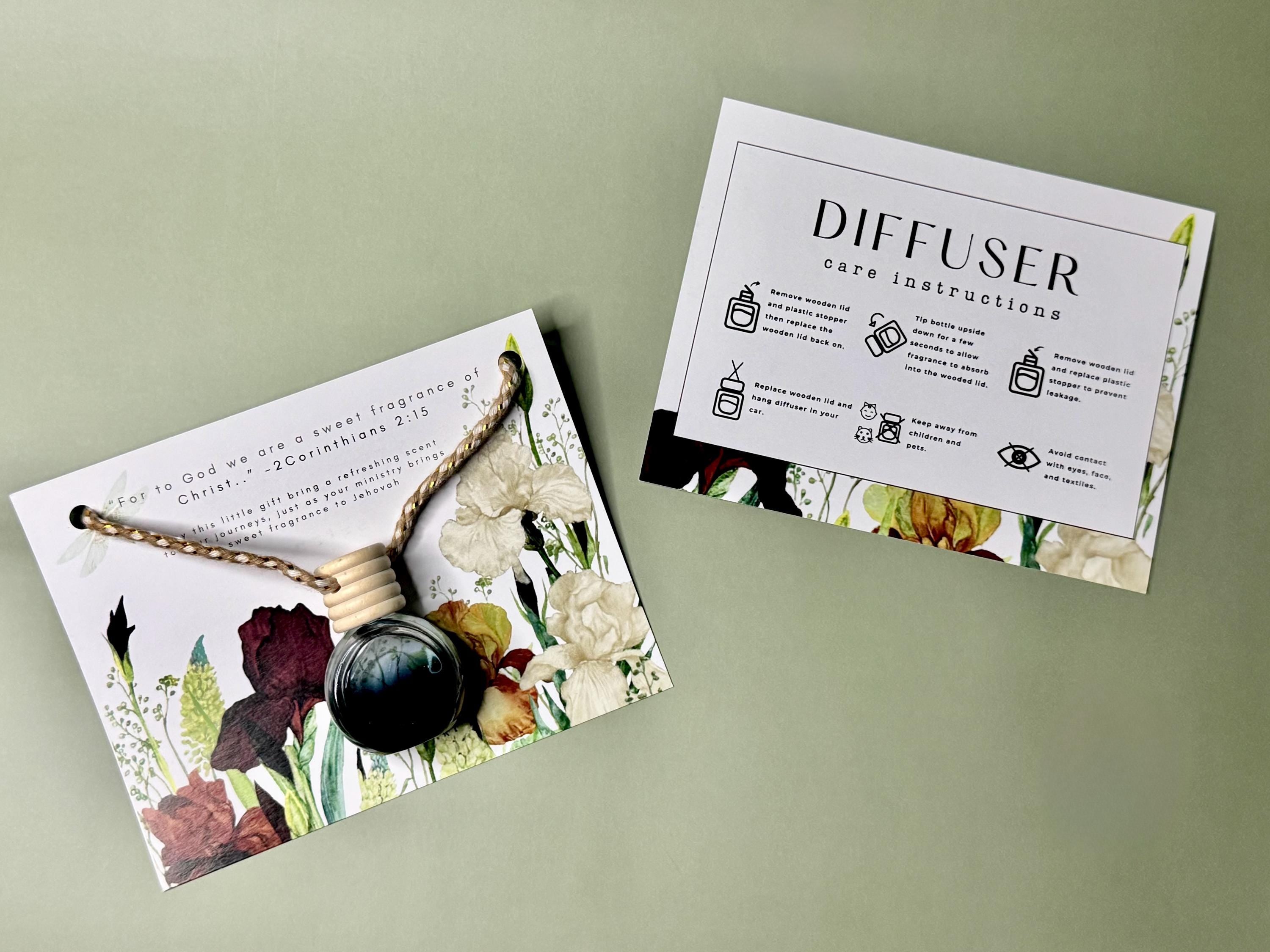 A Sweet Fragrance - Pioneer Gifts | His & Hers | Hanging Diffusers | 8ml