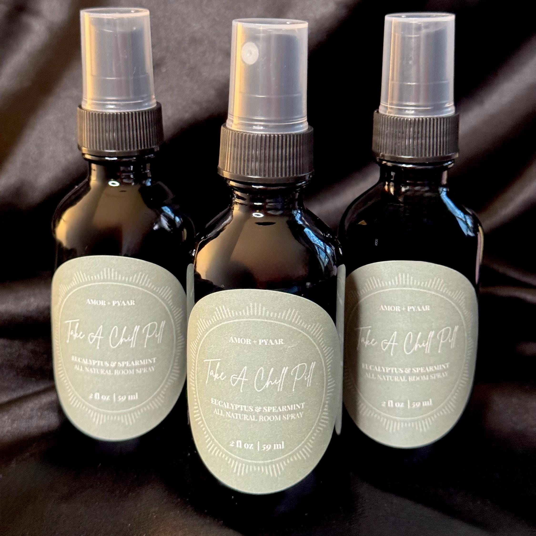 Take A Chill Pill Room Spray – Bold Eucalyptus & Spearmint | Natural Relaxing Spray, Clean Home Mist